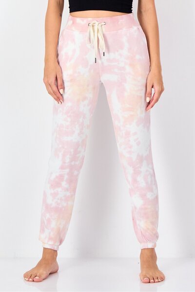 Nphilanthropy Women Tie Dye Draw String Pajamas, Multicolor