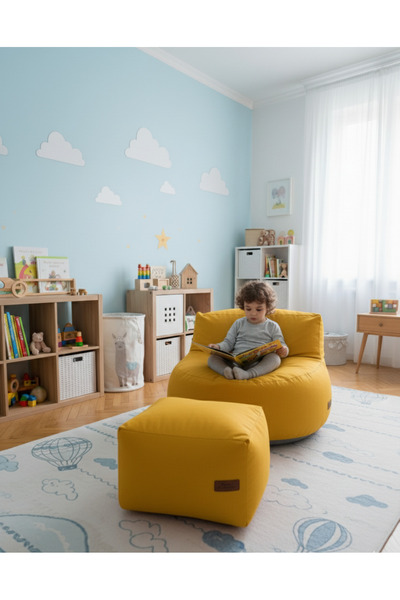 PATARA HOME Mila Kids Puff Koltuk & Oyun Koltuğu & Çocuk Koltuğu