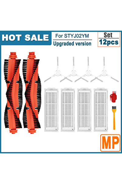 Choice 12 قطعة فلتر أبيض لمكنسة روبوت ميجيا 2S 3C، ملحقات ممسحة روبوت ميجيا P...