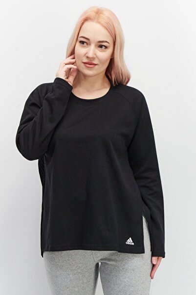 adidas Women Sport Fit Long Sleeve Training Top, Black