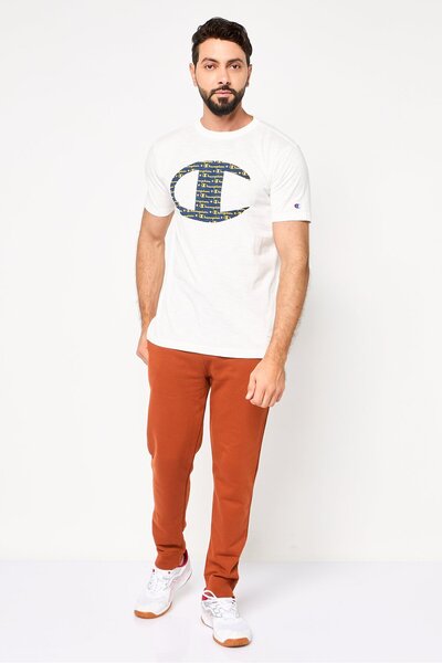 Champion Men Sportswear Fit Short Sleeve Outdoor T-Shirt, White