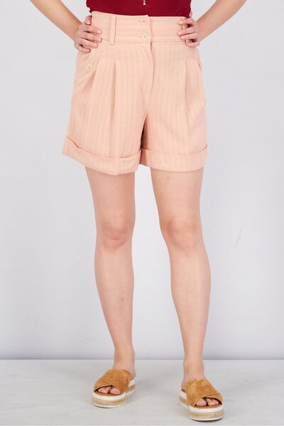 TopShop شورت نسائي بقصّة عادية ومُحكم، وردي