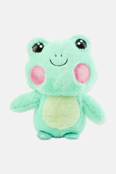 Russ ألعاب حيوانات ناعمة من Lil oo Peepers، ضفدع