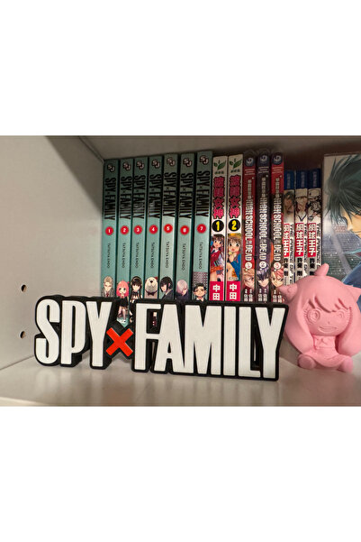 BellisiaHome Spy x Family Masa Üstü Dekoratif Logo – Anime Temalı Masa Süsü