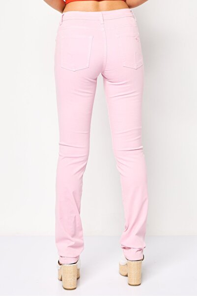 Harmont & Blaine Women Regular Fit Brand Logo Straight Leg Pants, Pink