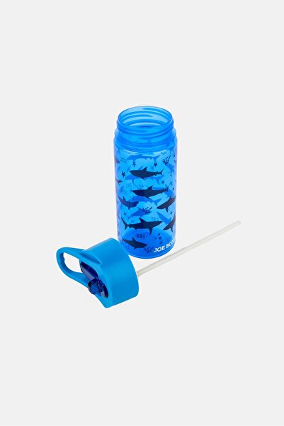 Joe Boxer Kids Graphic Print Water Bottle 300ml, Blue