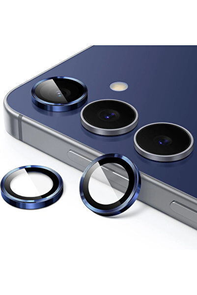 Lopard Samsung Galaxy S25 FE Kamera Lens Koruyucu, 9H Temperli Parlak Kamera ...