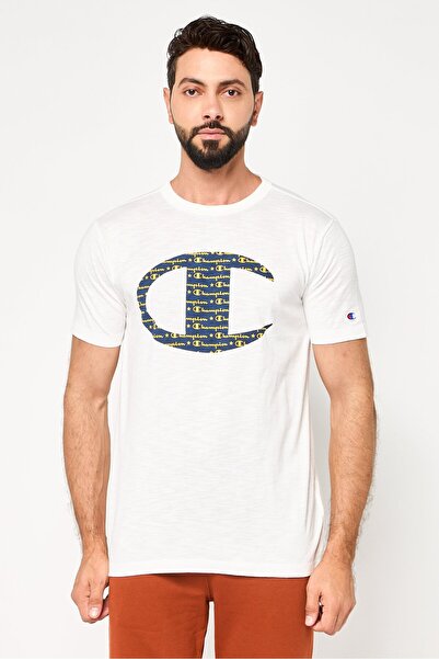 Champion Men Sportswear Fit Short Sleeve Outdoor T-Shirt, White