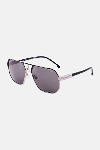 Carrera Men 206333RZZ62M9 Aviator Sunglasses, Silver