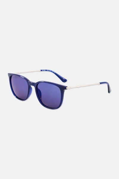 Police Men SPLL77M Square Sunglasses, Navy