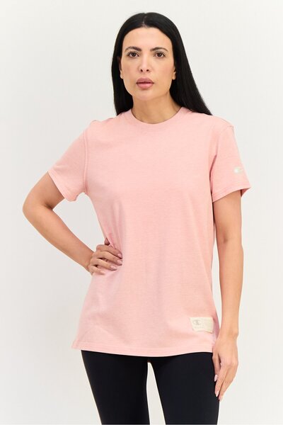 Champion Women Sportswear Fit Short Sleeve Outdoor T Shirt, Pink