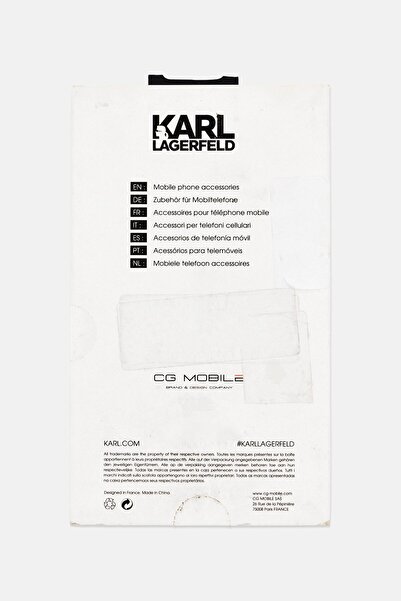 Karl Lagerfeld iPhone 8 Plus Brand Logo Protective Case
