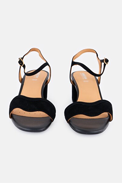 Geox Women Eraklia Adjustable Buckle Sandals, Black