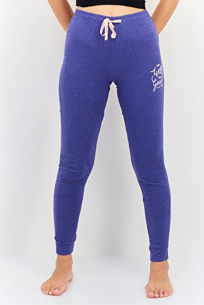 Zivame By Rosaline Women Graphic Print Pyjamas Pants, Purple