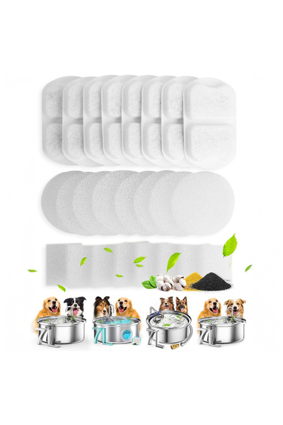 Elindor Set de 3 filtre Elindor® pentru dozator de apă pentru animale de comp...