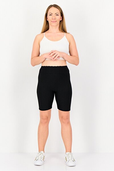 Forever 21 Women Sportswear Fit Biker Shorts, Black