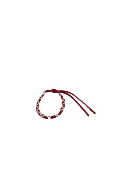 Bibilel Βραχιόλι από κόκκινο βελούδο