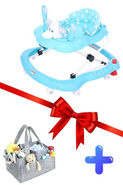 Jusso Vak Vak Stoperli Müzikli Yürüteç (BEBEK BAKIM ÇANTASI HEDİYELİ)