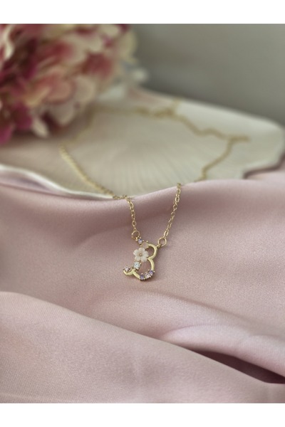 Glamluxe Çelik harf kolye