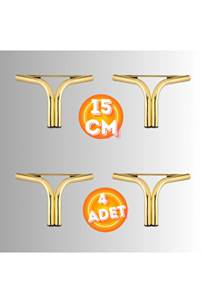 CAN METAL 15 CM METAL MAGNOLİA KOLTUK AYAĞI MOBİLYA AYAĞI ÜNİTE AYAĞI KONSOL ...