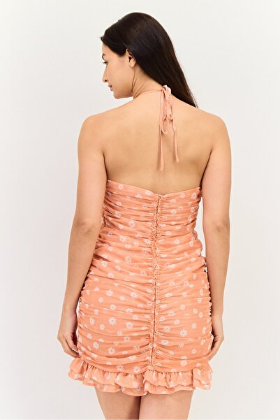 Forever 21 Women Floral Print Bodycon Dress, Multicolor