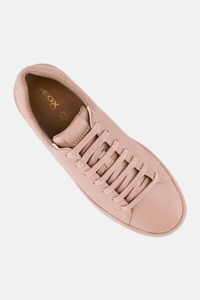 Geox Women Sperica Ecub Lace Up Casual Shoes, Nude