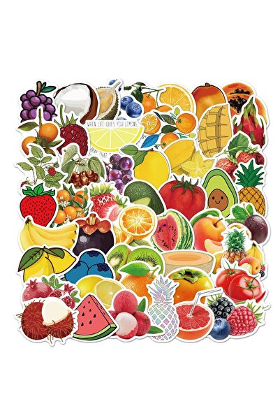 Choice A 50pcs 50PCS Vivid Fruit & Vegetables(Grape Cherry Carrot Broccoli) S...