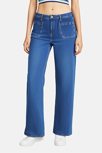 Universal Thread Women Plus Size High Waist Washed Stretchable Denim, Blue