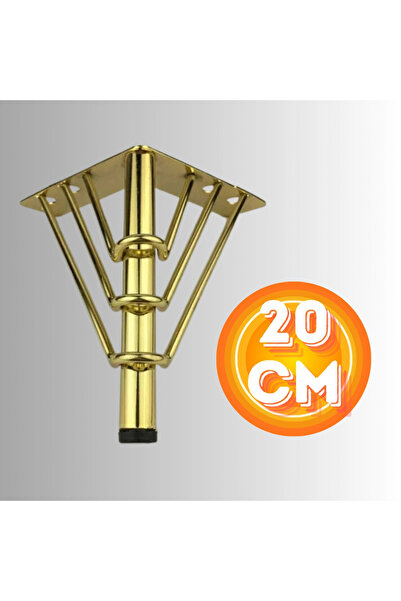 CAN METAL 20 CM METAL 3 TELLİ KOLTUK AYAĞI MOBİLYA AYAĞI ÜNİTE AYAĞI KONSOL A...