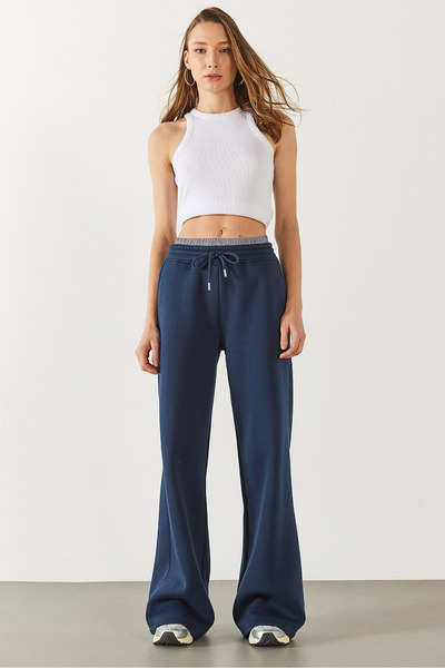 VENA Штани для бігу з боксерськими деталями - СИНІЙ