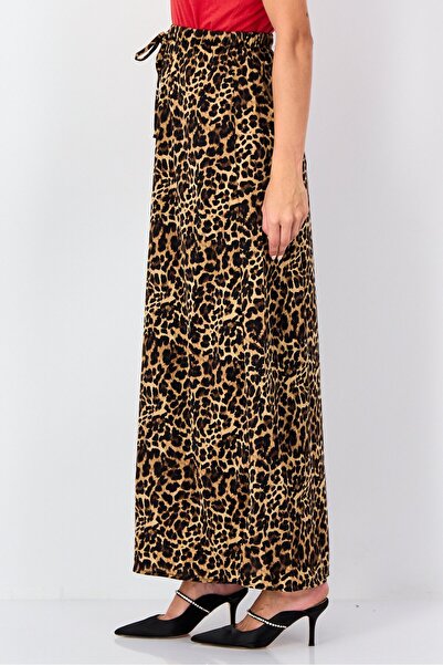 Brave Soul Women Animal Print Maxi Skirt, Multicolor