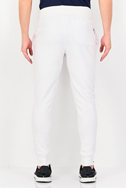 Champion Men Sportswear Fit Brand Logo Outdoor Sweatpants, White