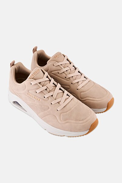 SKECHERS Men Tres-Air Uno Lace Up Outdoor Shoes, Beige