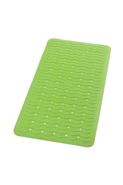 OEM Bath mat with suction cups IS0794, Rubber, Anti-slip, 38 x 80 cm, Green
