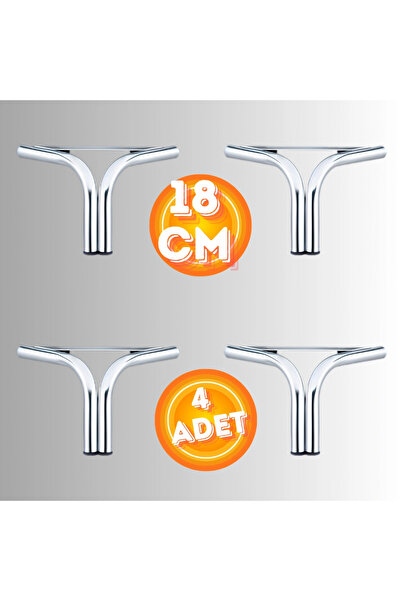 CAN METAL 18 CM METAL MAGNOLİA KOLTUK AYAĞI MOBİLYA AYAĞI ÜNİTE AYAĞI KONSOL ...