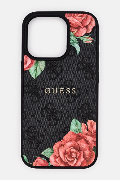 Guess iPhone 16 Pro Metal Logo Protective Case, Multicolor
