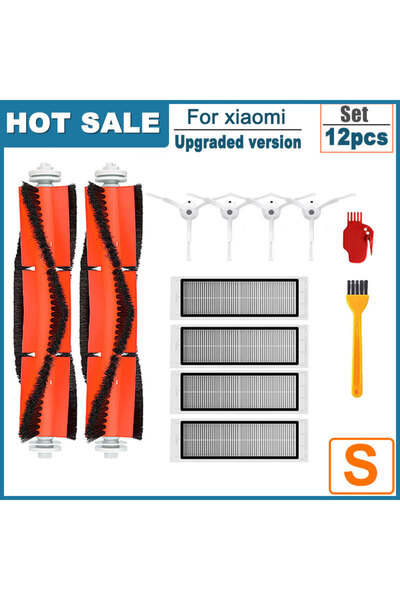 Choice مجموعة من 12 قطعة من فلاتر هيبا لأجهزة Mijia 1S وRobork S5 وS50 Max وM...