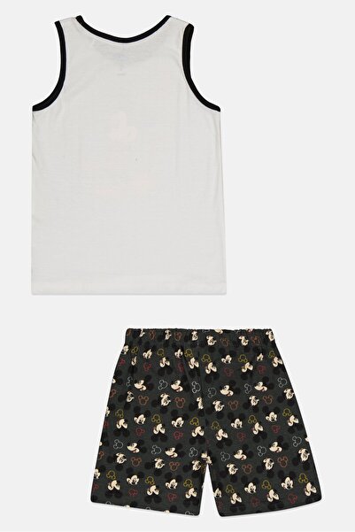 Disney Kids Boy 2 Pieces Micky Mouse Top And Shorts Pajama Set, Multicolor