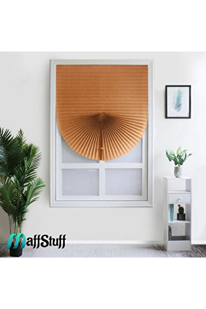 MaffStuff MaffStuff® Self-Adhesive Fan Pleated Blind Cream 60x150cm