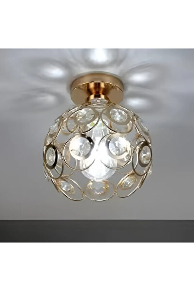 Alessandro DESIGN Lustra Vera, 1*E27, Auriu, Metal si Cristal