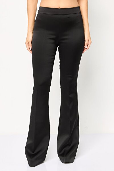 Givenchy Women Regular Fit Solid Flare Pants, Black