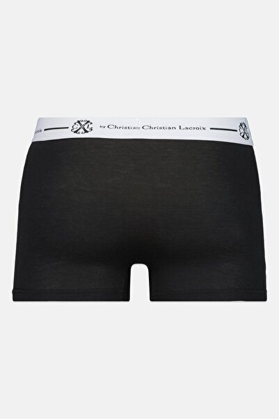 CXL by Christian Lacroix Men 3 Pcs Brand Logo Pull On Boxer, Black