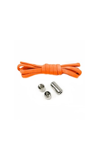 Doty CoolMag Shoelaces for Sports Shoes, Elastic, Magnetic Capsule, 0.6x120 cm, Orange, Doty®