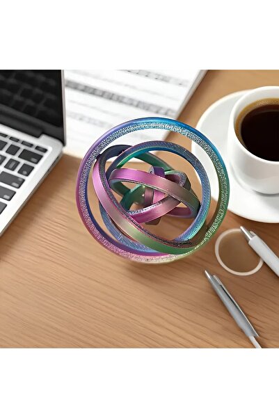 GlassySKY (متعدد الألوان) لعبة دوارة لتخفيف التوتر على شكل عجلة دوارة لتخفيف التوتر هدية لتخفيف التوتر