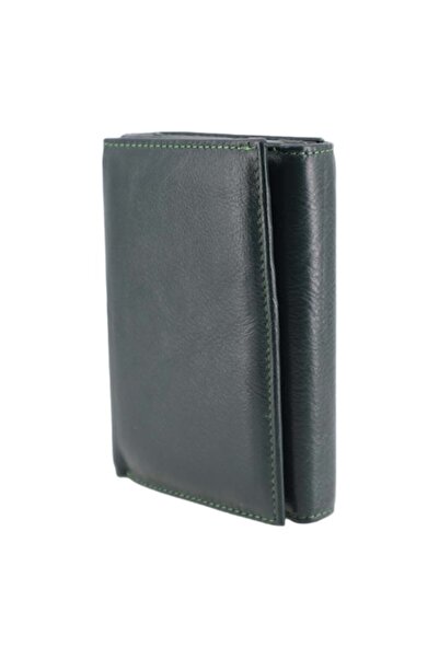 OEM Women's Wallet, Genuine Leather G065, Dark Green