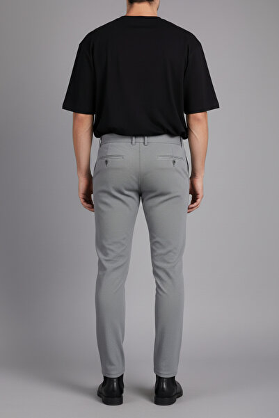 hello7 Ανδρικό παντελόνι γραφείου/καθημερινό με σχέδιο Slim Fit