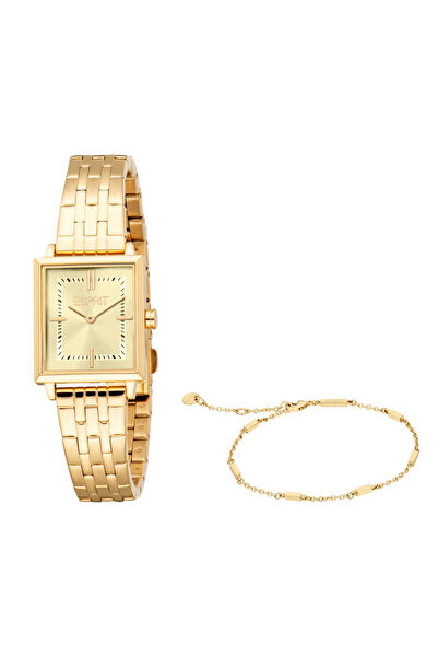 Esprit Women's Gold Stainless Steel Watch | Es1l499m0035