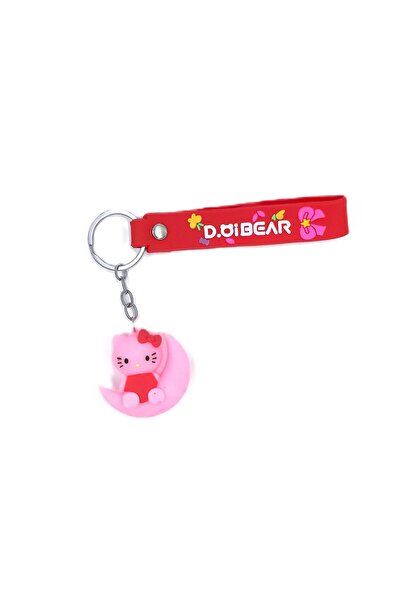 Pembe Hello Kitty Anahtarlık | Sevimli Kawaii Çanta Süsü