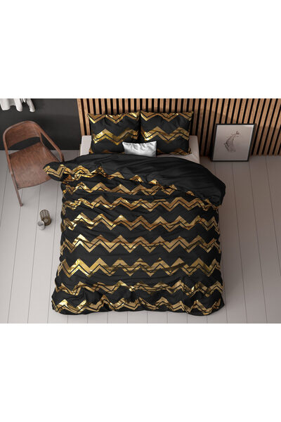 Sleeptime Bed linen, Sleeptime, for 2 people, Microfiber, Black, 200x220 cm