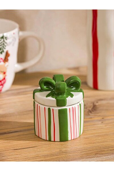 LC Waikiki Printed Ceramic Storage Container 8 cm (W5)